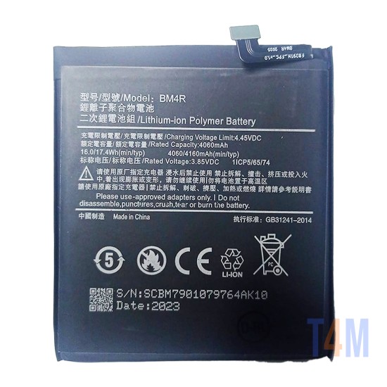 Bateria BM4R/M2002J9G para Xiaomi Mi 10 Lite 5g 4060mAh